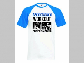 Street Workout Performancepánske dvojfarebné tričko 100%bavlna značka Fruit of The Loom